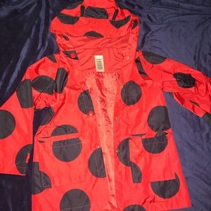 Carters lady bug rain jacket